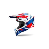 Airoh Мотошлем Wraaap Feel Blue/Red Glossy в Самаре