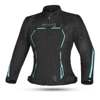 Dimox Мотокуртка текстиль Margo Women Black/Turquoise в Самаре