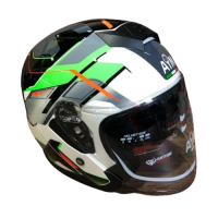 AiM Шлем JK526 Fluo-Green/White/Black в Самаре