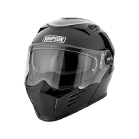 Simpson Шлем модуляр Darksome Gloss Black в Самаре