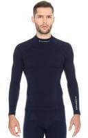 Brubeck Футболка мужская дл.рукав Wool Merino 78% Темно-Синий в Самаре