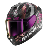 Shark Шлем Skwal i3 Hellcat Mat Black/Chrome/Violet в Самаре
