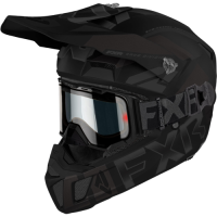 FXR Шлем Clutch Cold Stop QRS Electric 22 Black Ops в Самаре