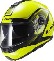 LS2 Мотошлем снегоходный FF325 Strobe Electric Snow Civik Желтый/Черный в Самаре