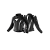 Shima Куртка Кожаная женская Miura 2.0 Black/White в Самаре