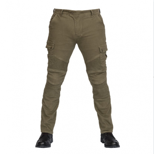MadBull Мотобрюки Cargo JS Stretch Olive в Самаре