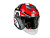 AiM Шлем открытый JK526 Red/Grey/Black в Самаре