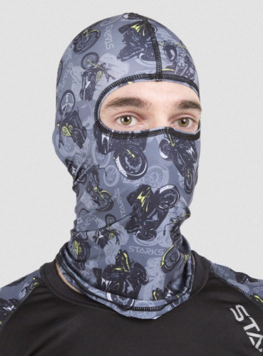 Starks Подшлемник Light Print Moto Серый принт в Самаре