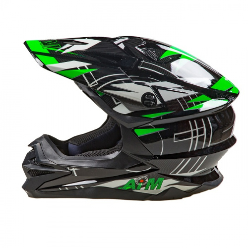 AiM Шлем кроссовый JK803S Green/Black в Самаре