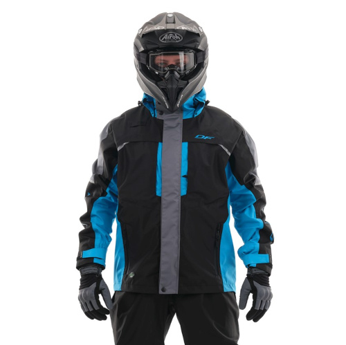 Dragonfly Куртка мембранная Quad Pro Black-Blue в Самаре