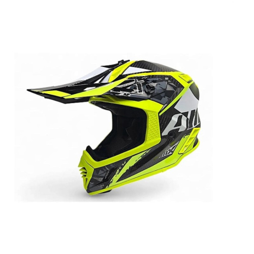 AiM Шлем RH855 Carbon Terrain Black/Yellow в Самаре