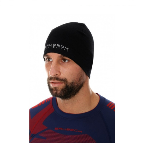 Brubeck Шапка шерстяная Active Wool Черная в Самаре