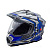 AIM Шлем кросс/эндуро JK802S Blue/Grey/Black в Самаре