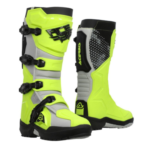 Acerbis Мотоботы кроссовые Artiglio Fluo Yellow/White в Самаре