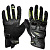 Sweep Перчатки кожаные+текстиль Hammer Black/Yellow в Самаре