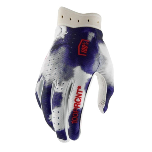 100% Мотоперчатки текстильные ITrack Blue/White 2026 в Самаре