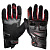 Sweep Перчатки кожаные+текстиль Hammer Black/Red в Самаре