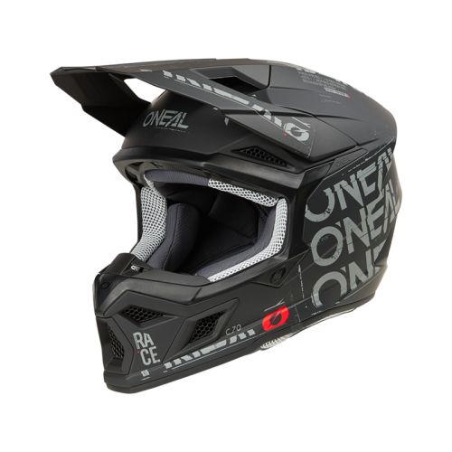 Oneal Шлем кроссовый 3Series Static черный/серый в Самаре