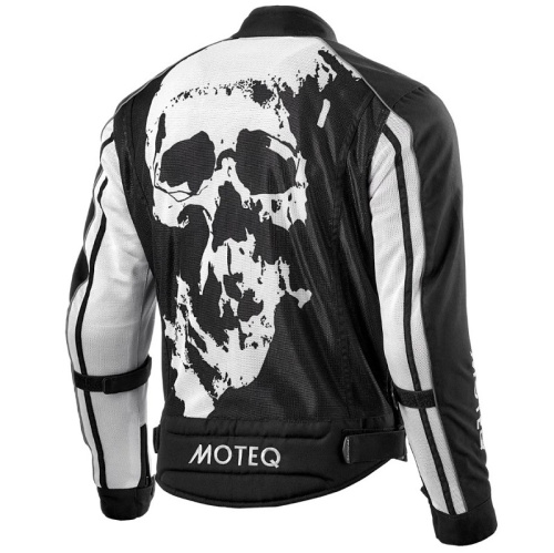 Moteq Мотокуртка текстильная сетка Rebel Черно-белая в Самаре