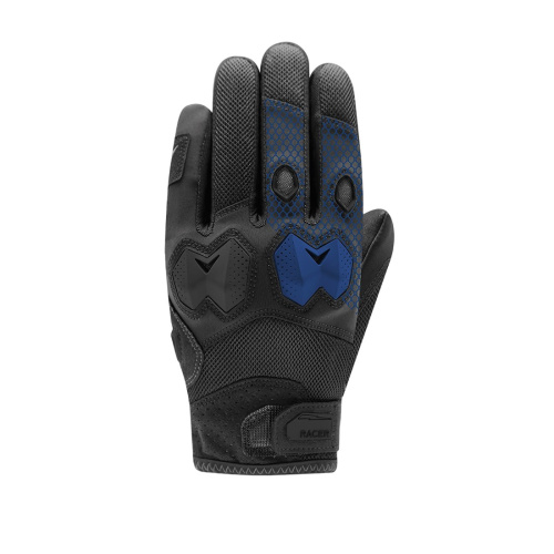 Racer Перчатки Blocks Black/Blue в Самаре