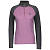 Scott Термокофта женская  Zip Defined Merino dark grey melange/cassis pink в Самаре