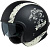 IXS Шлем Jet Helmet iXS 880 2.0 Черно-белый матовый в Самаре