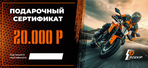 Подарочный сертификат Pro-Ekip.ru на 20.000р в Самаре