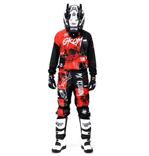 Grom Джерси + штаны MX Religion red в Самаре