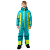 Dragonfly Зимний утепленный комбинезон Gravity Teenager Dark Green - Lime 2025 в Самаре
