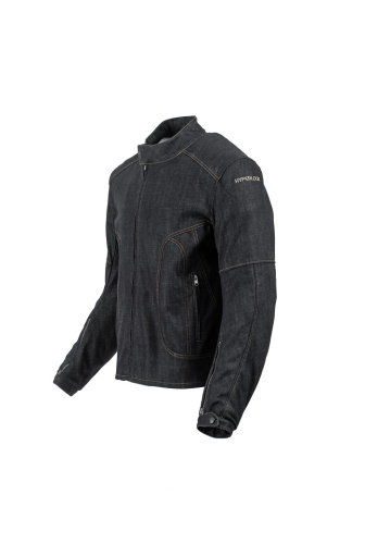 Hyperlook Мотокуртка джинсовая Lion denim Синий в Самаре