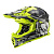 LS2 Шлем MX437 Fast Evo Mini Crusher Black Hi-Vis Yellow в Самаре