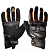Sweep Перчатки кожаные+текстиль Hammer Black/Orange в Самаре